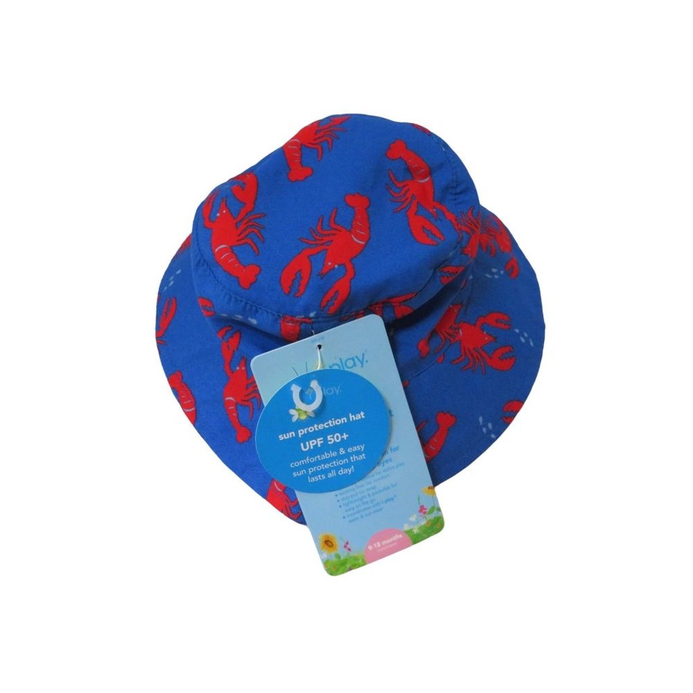 I Play Sun Protection Hat UPF 50+ 9-18  Months Size Bucket Style Hat